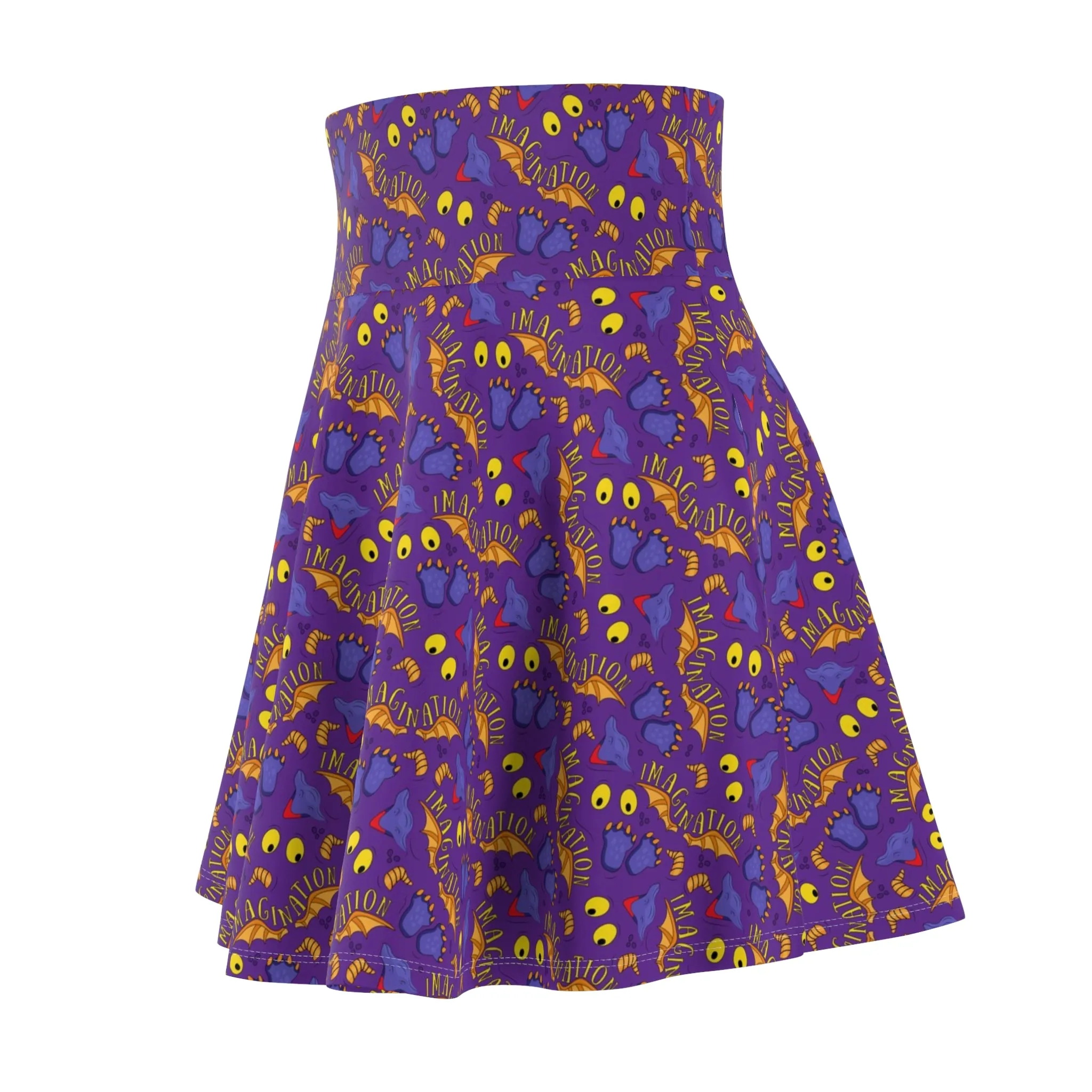 Disney Epcot Figment Imagination Women's Skater Skirt