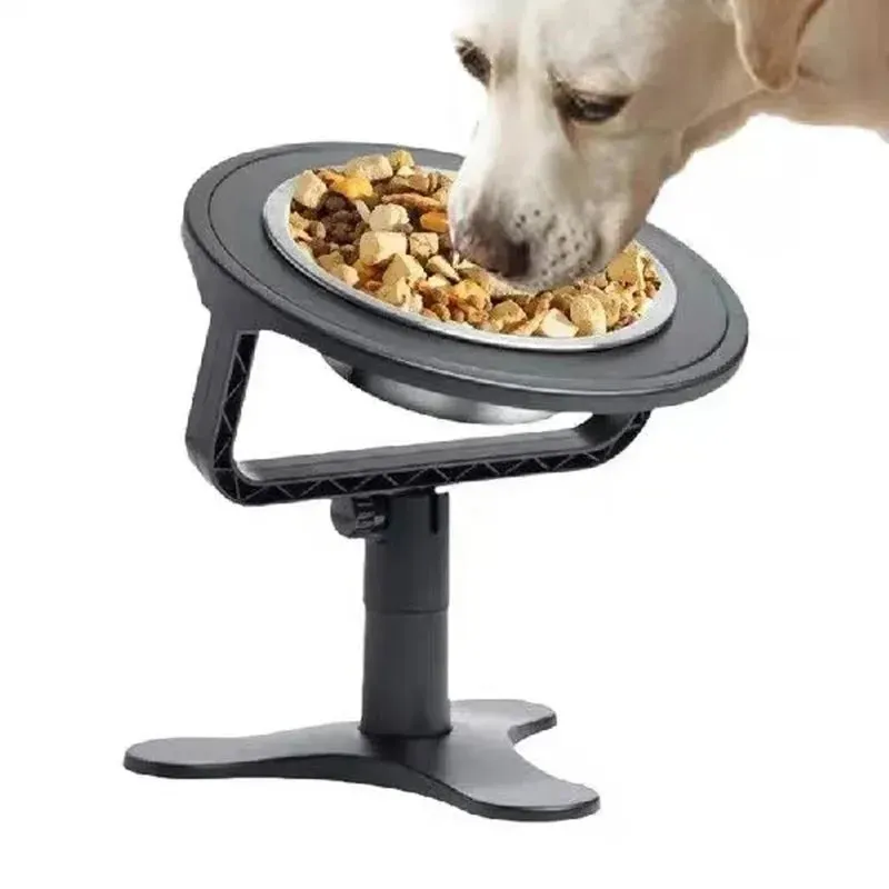 Dogs Bowl Elevated Stand Cat Feeder Bowl Adjustable Height Stainless Steel Pet Food Bowl Stand Feeders Table Puppy Accessories