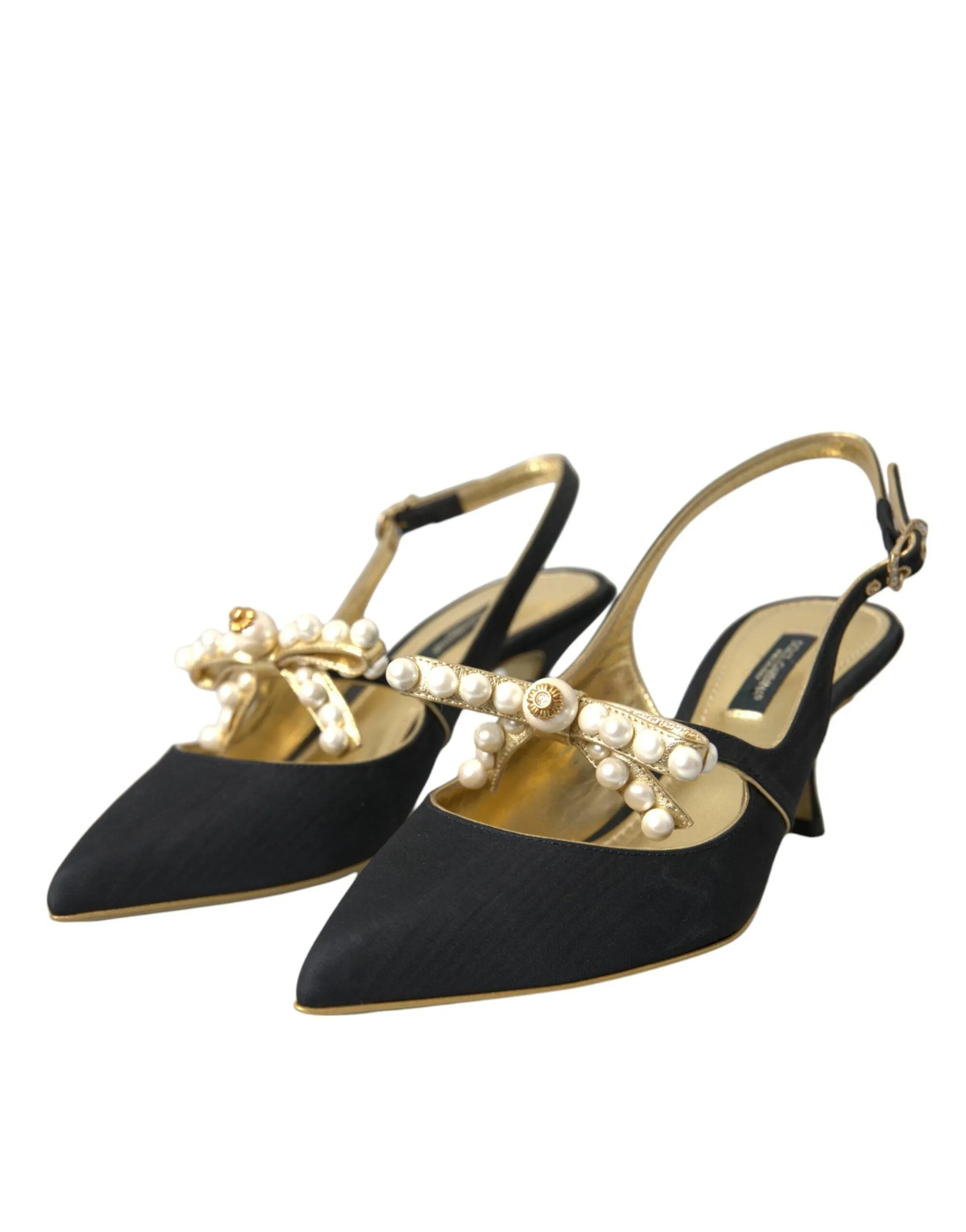 Dolce & Gabbana Lori Embellished Slingback Pumps