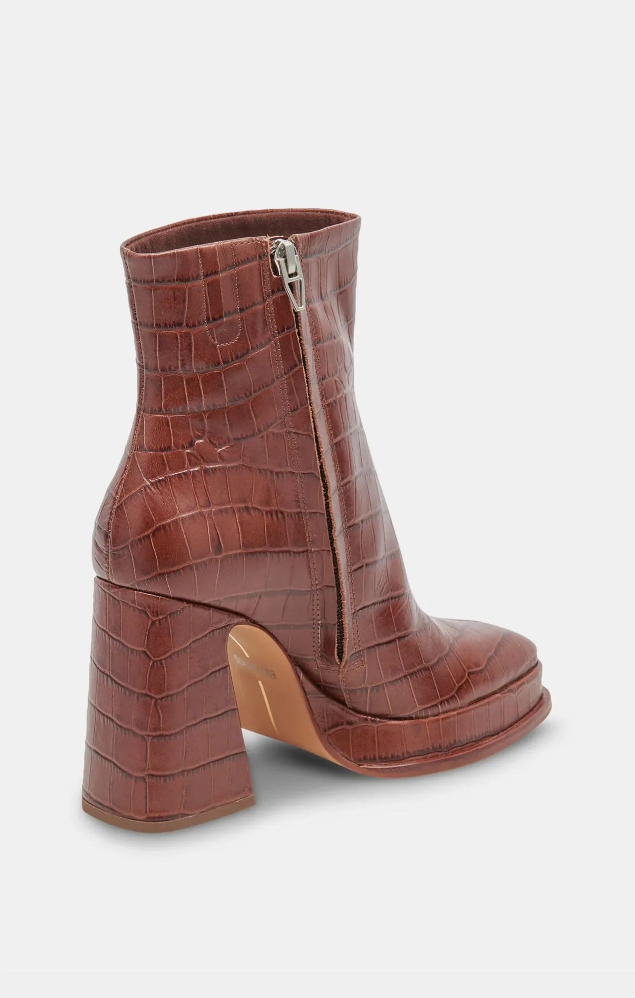 Dolce Vita Lochly Platform Bootie ~ Walnut