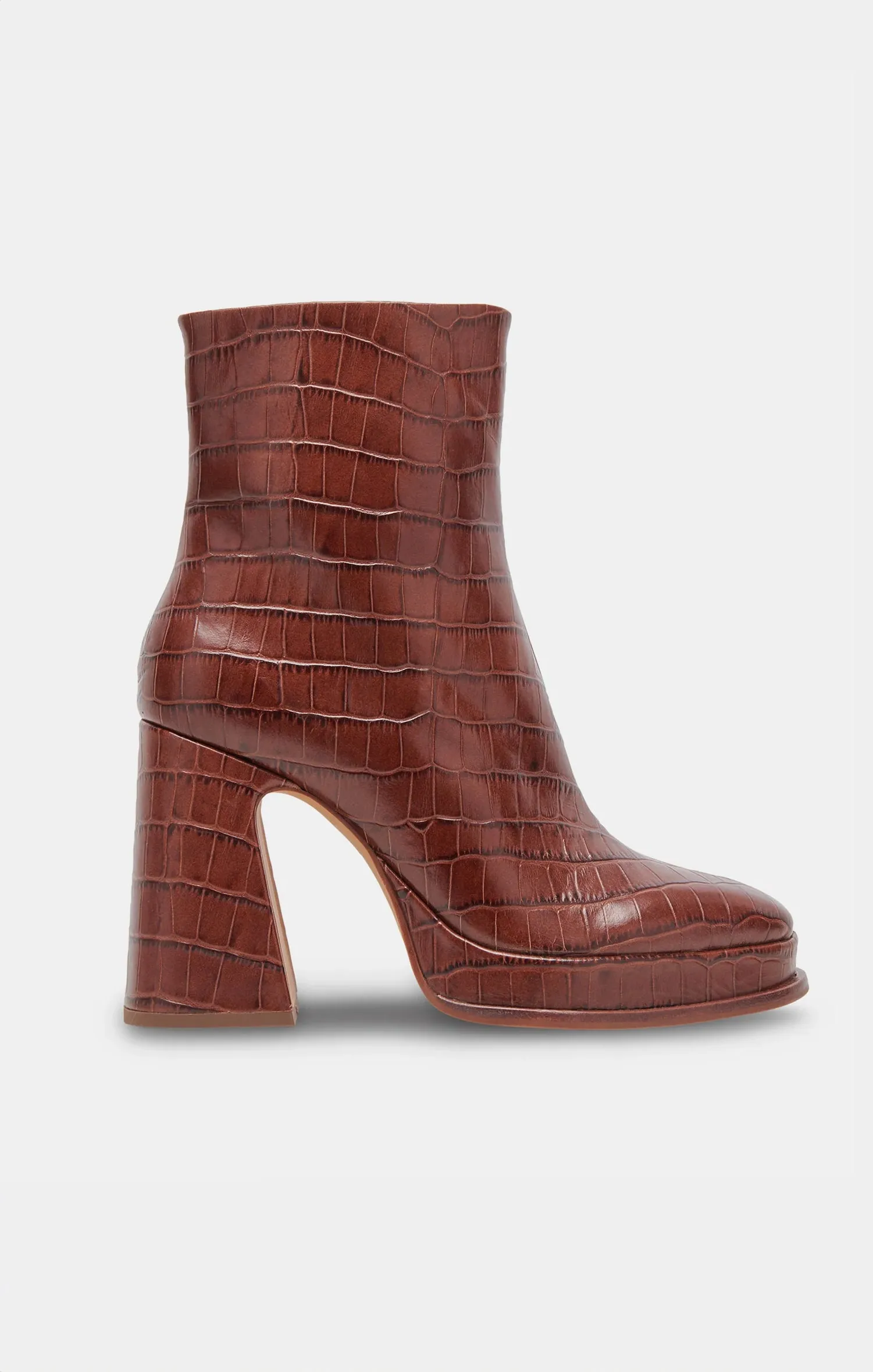 Dolce Vita Lochly Platform Bootie ~ Walnut