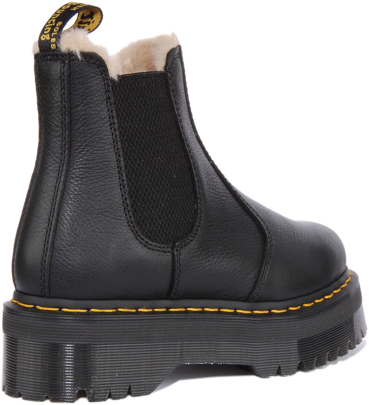 Dr Martens 2976 Quad Fur Lined In Black