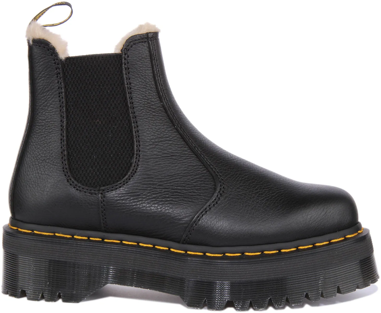 Dr Martens 2976 Quad Fur Lined In Black