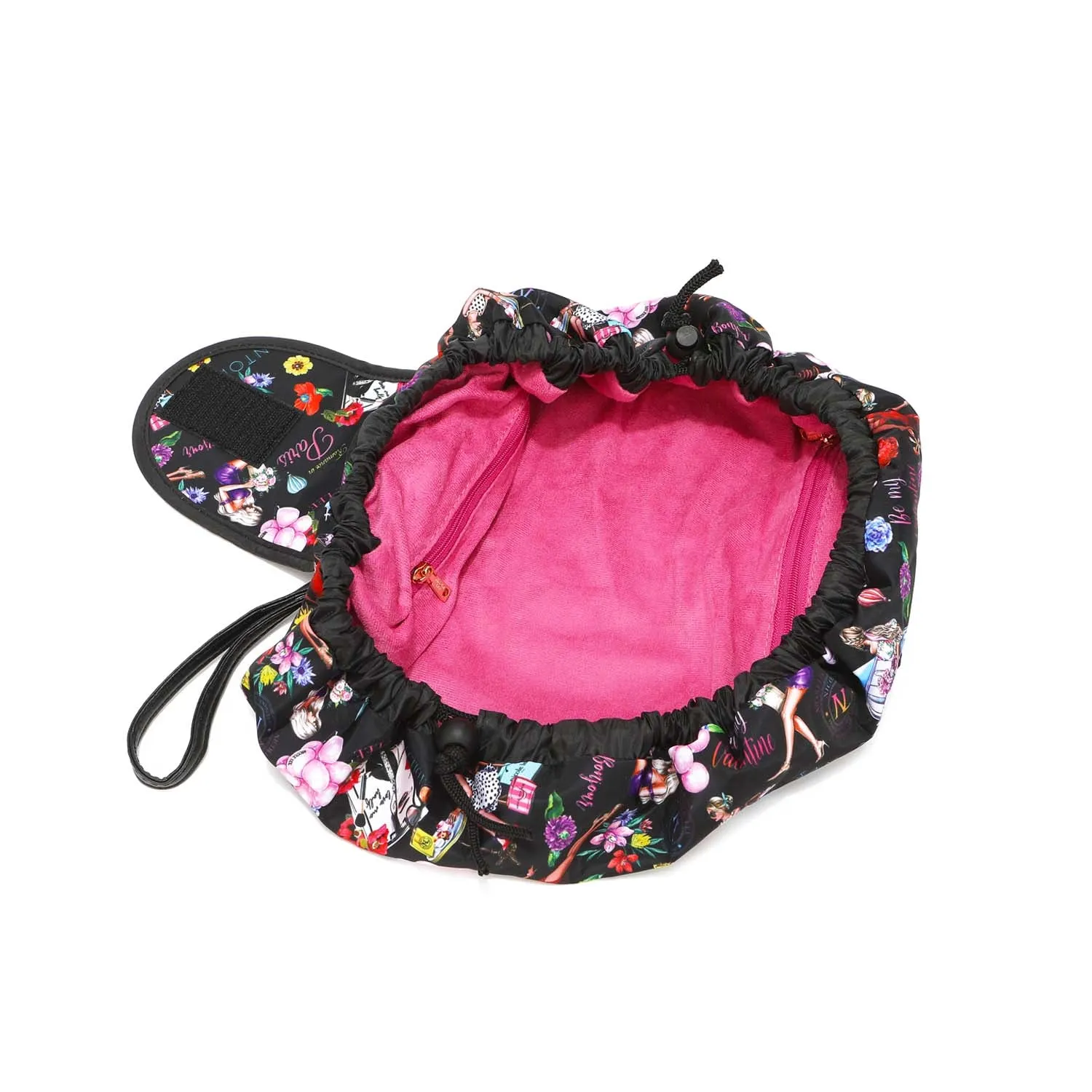 DRAWSTRING COSMETIC BAG