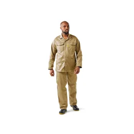 DROMEX EXECUFIT POLYCOTTON CONTI JACKET COLOUR-KHAKI SIZE 36