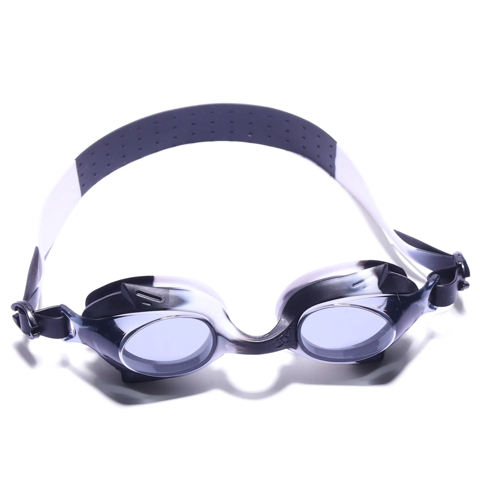 DUAL SHADED SWIMMING GOGGLES - WHITE & BLACK