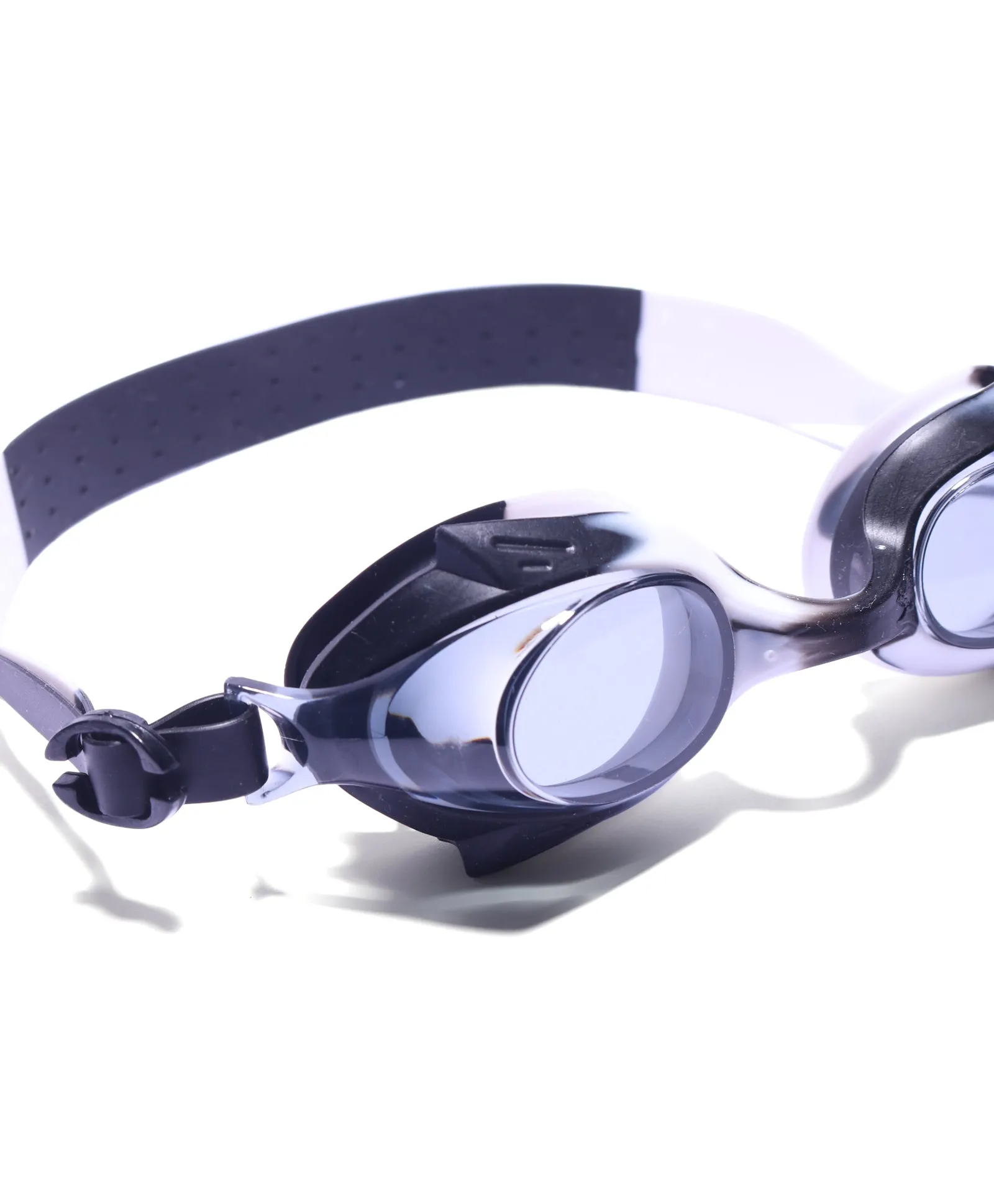 DUAL SHADED SWIMMING GOGGLES - WHITE & BLACK