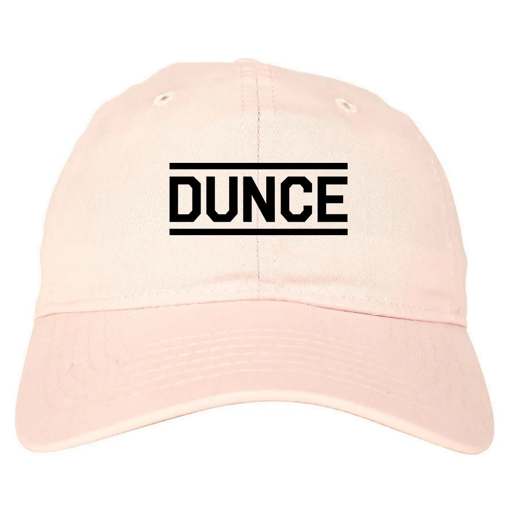 Dunce Funny Mens Dad Hat Baseball Cap