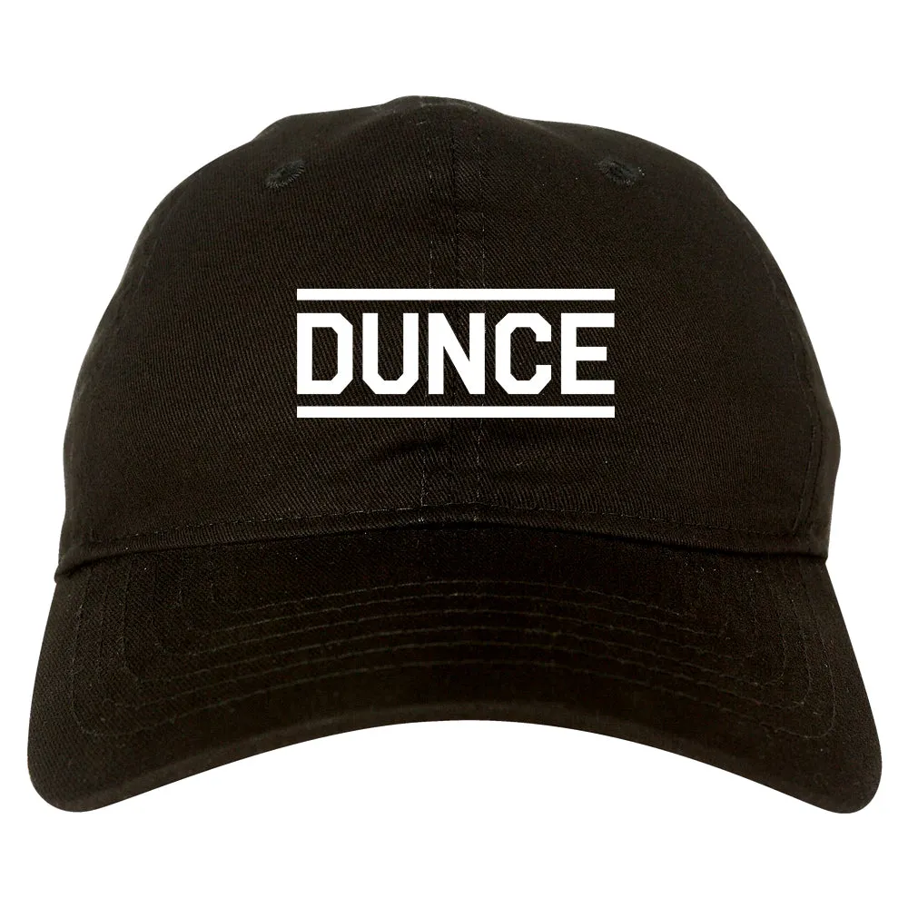 Dunce Funny Mens Dad Hat Baseball Cap