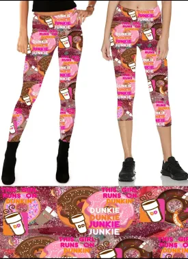 Dunkin' Leggings,Capris and jogger Shorts