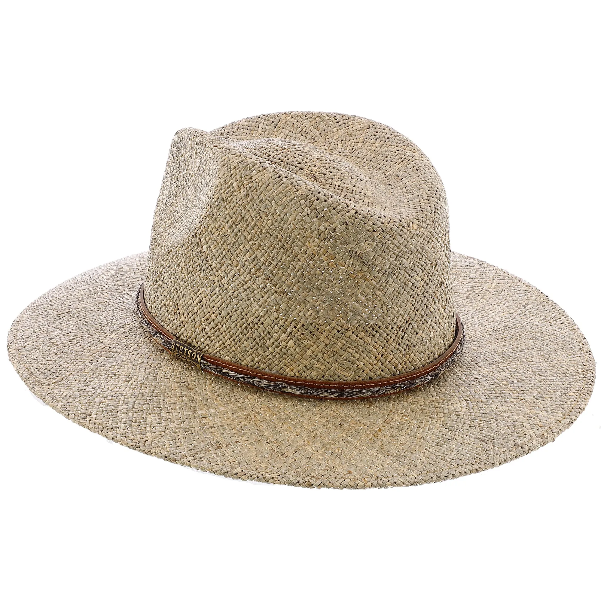 Dunraven - Stetson Seagrass Straw Fedora Hat - OSDNRV