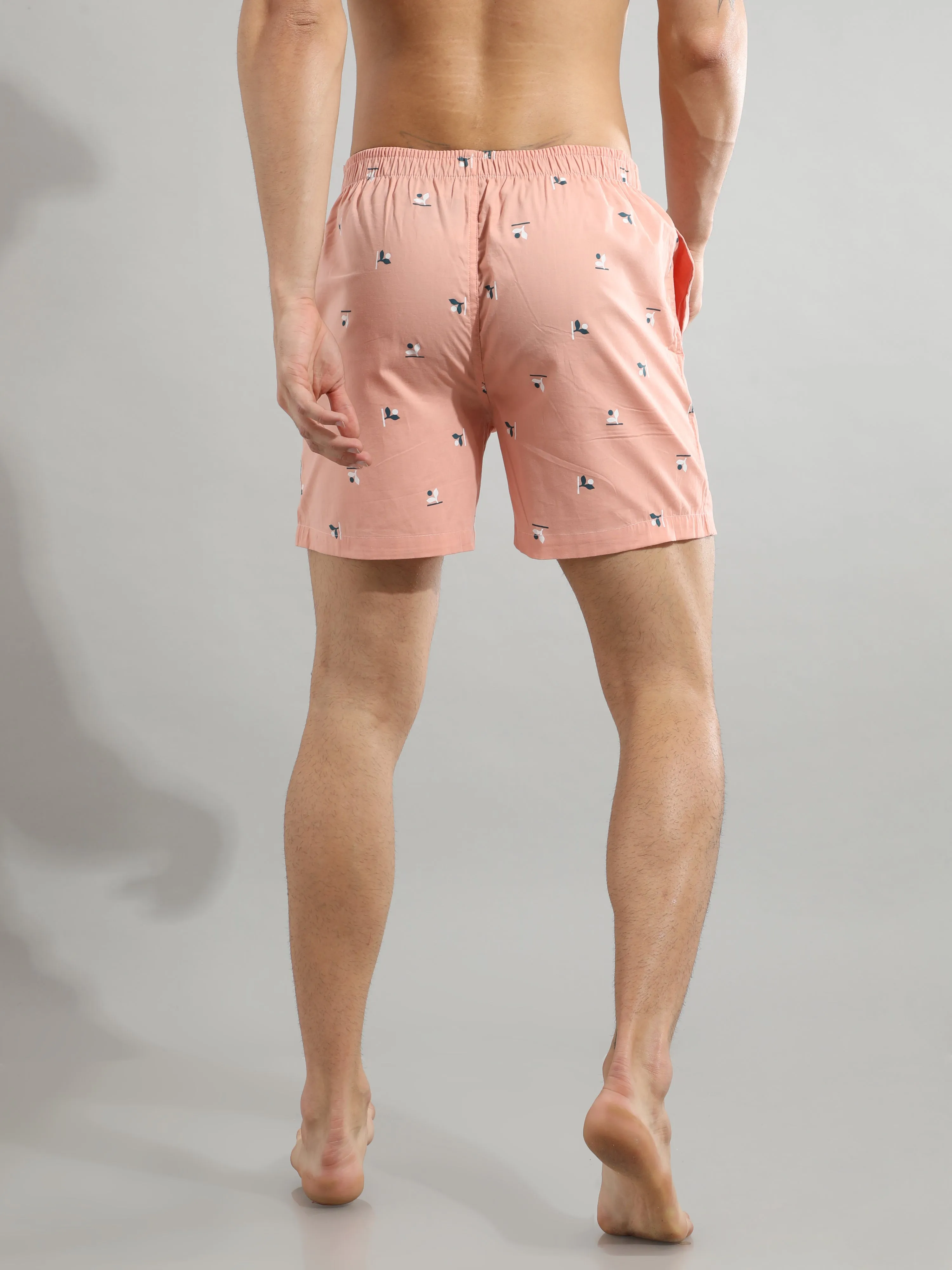 Dusty Rose Cotton Boxers