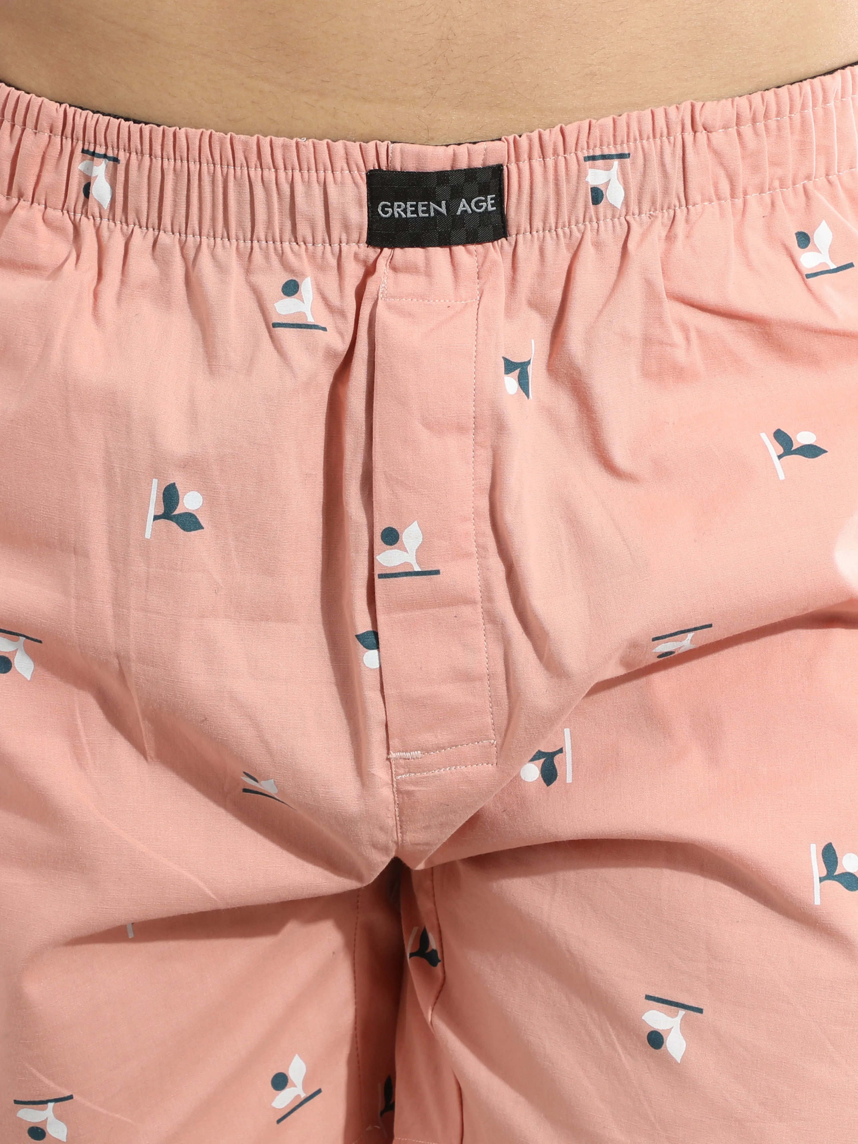 Dusty Rose Cotton Boxers