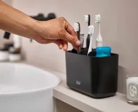 EasyStore™ Large Matt Black Toothbrush Holder