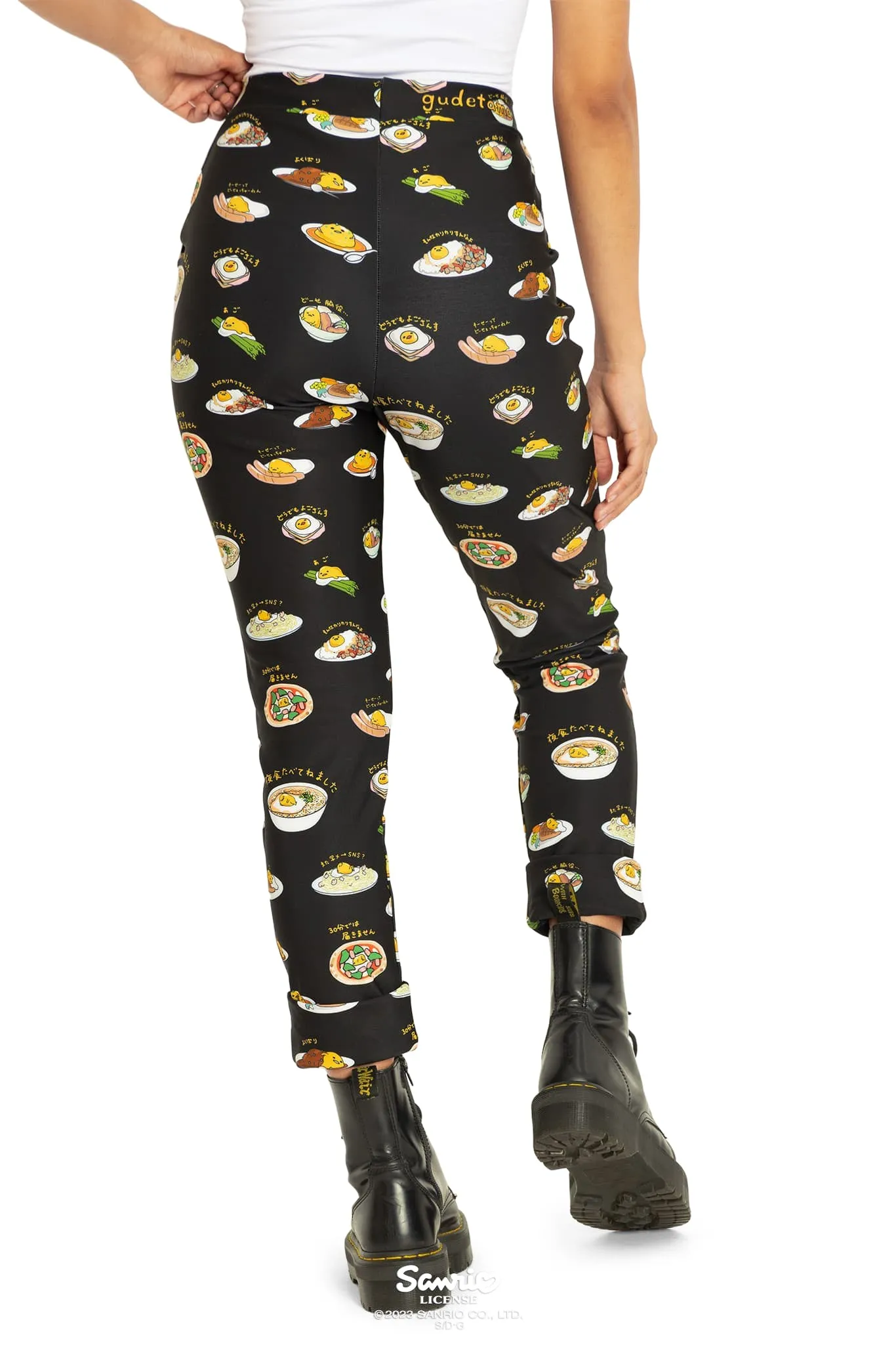 Eat With Gudetama Cuffed Pants