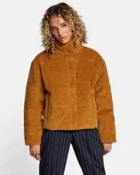 Eezeh Corduroy Puffer Jacket - Dijon