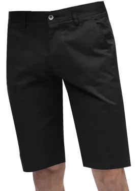 EJ Samuel Black Chino Short Pants CHS01