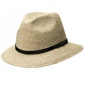 Elbio - MR42OS - Scala Fine Crocheted Raffia Safari Hat