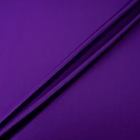 Electric Purple Pure Silk Satin