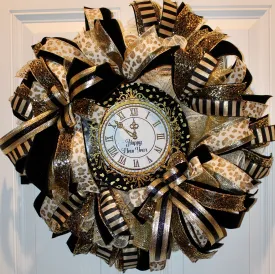 Elegant New Years Wreath