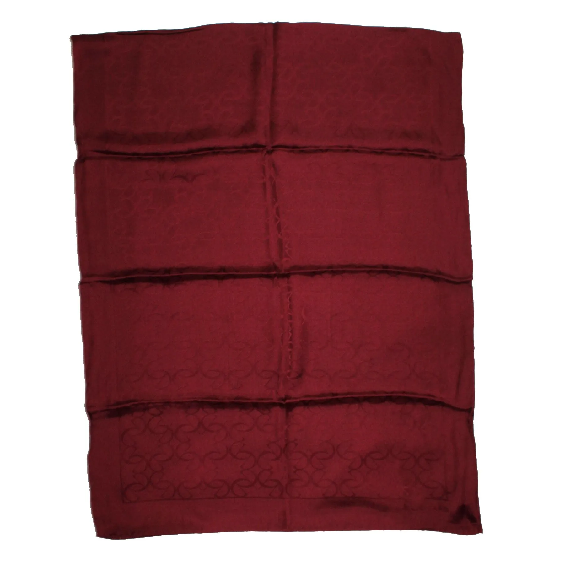 Elie Saab Scarf Maroon Design - Twill Silk Shawl SALE