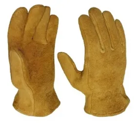 Elkskin Suede Leather Gloves