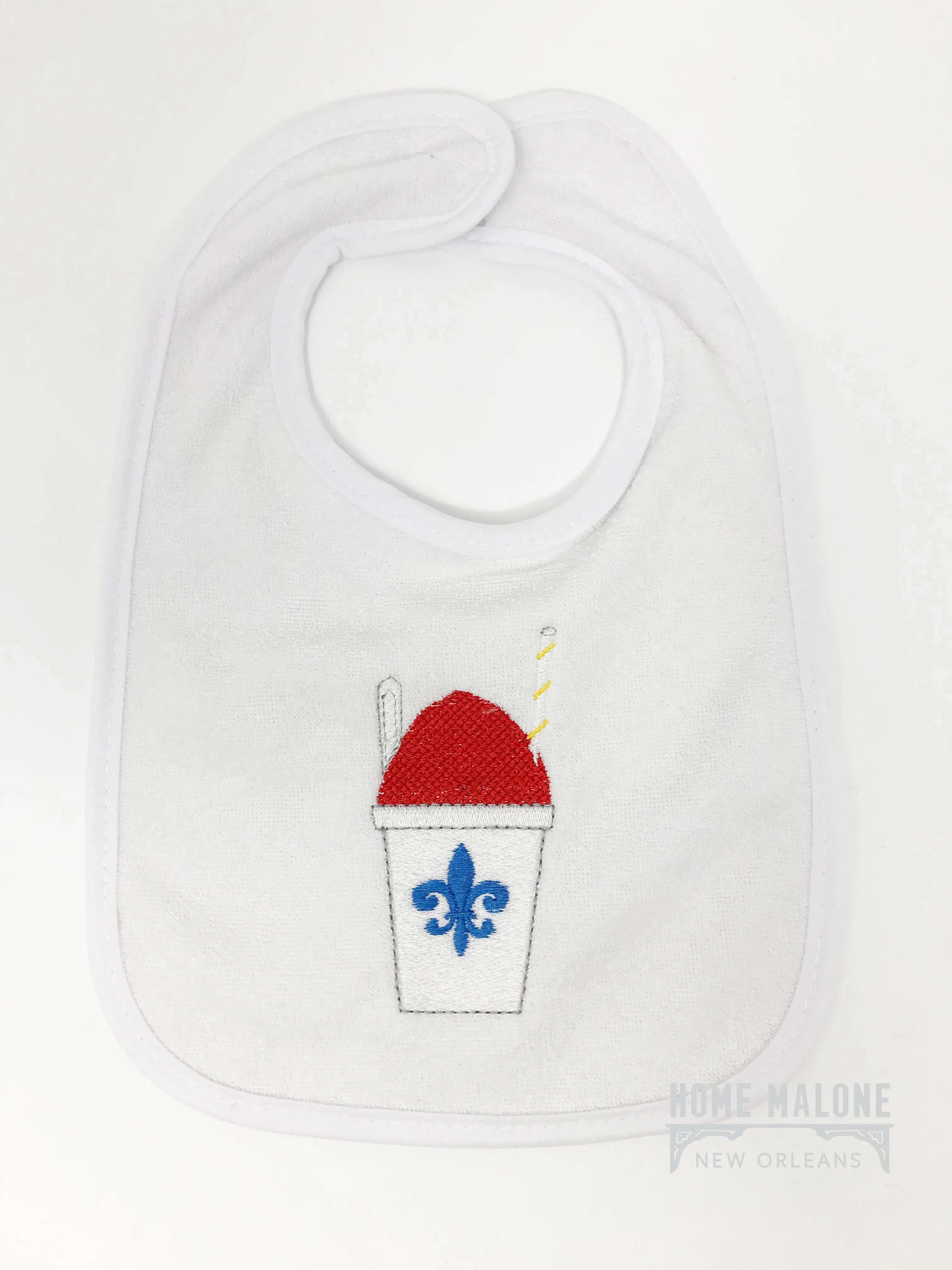 Embroidered Sno-Ball Bib