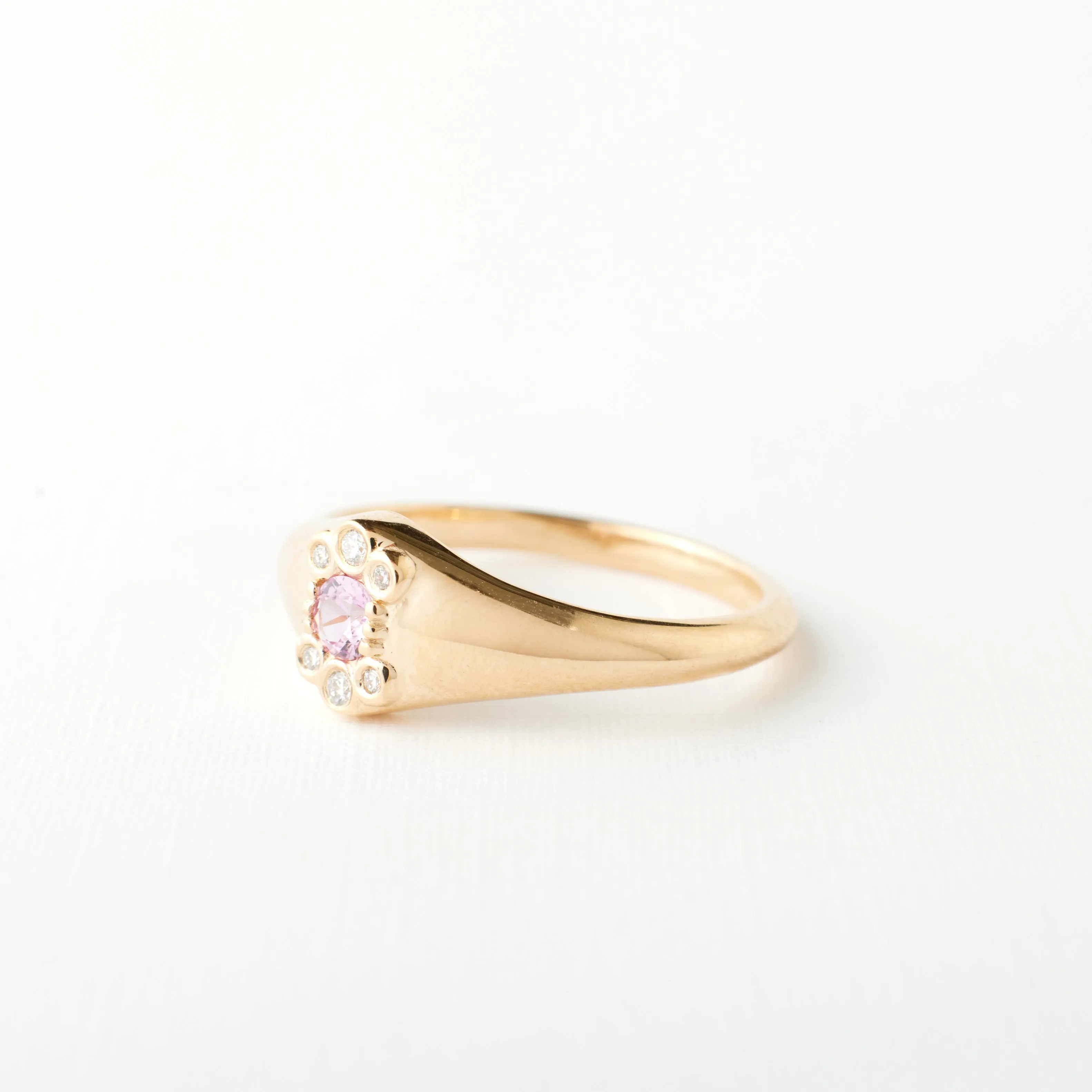 Emerson Signet - Pink Sapphire