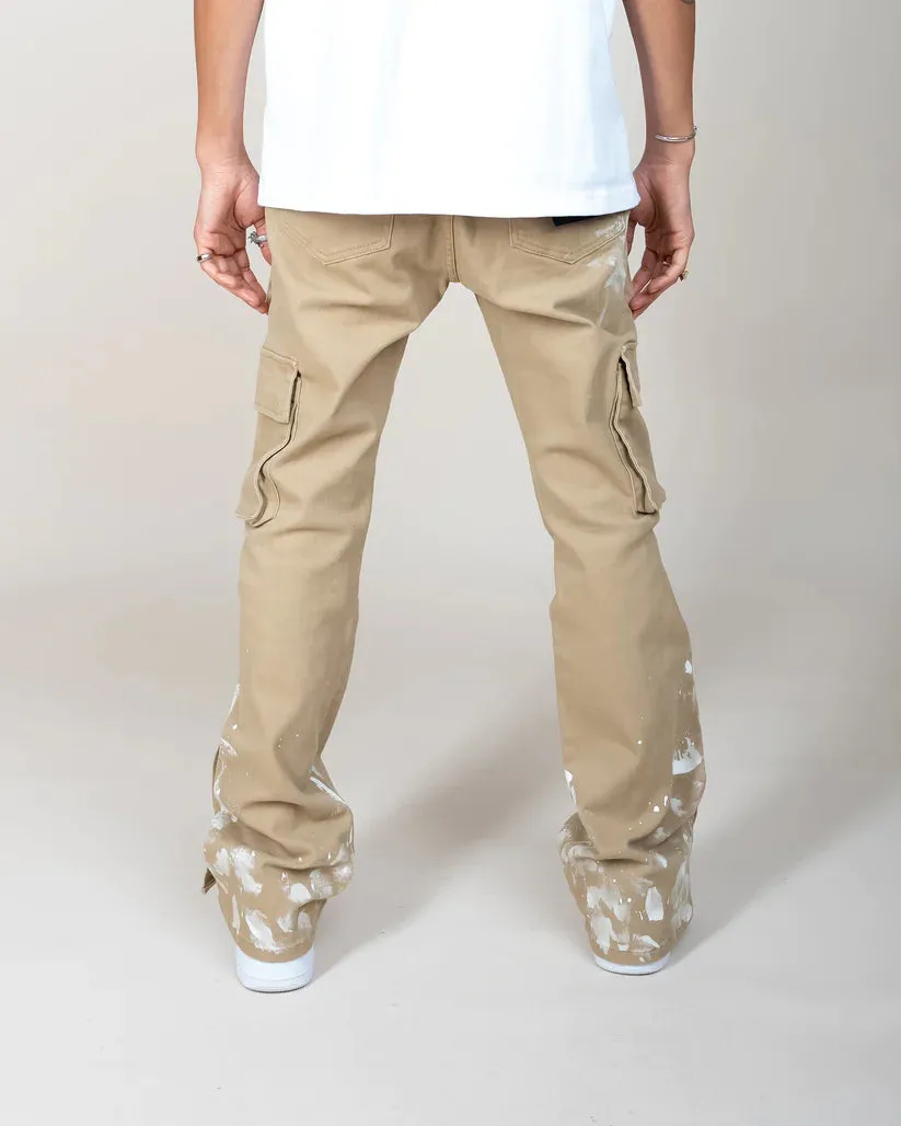 EPTM Snap Cargo Denim Khaki