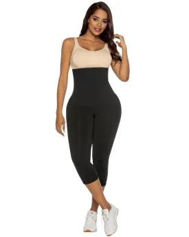 Equilibrium Sport Pants Plus Waist Trainer All In One - Capri Style