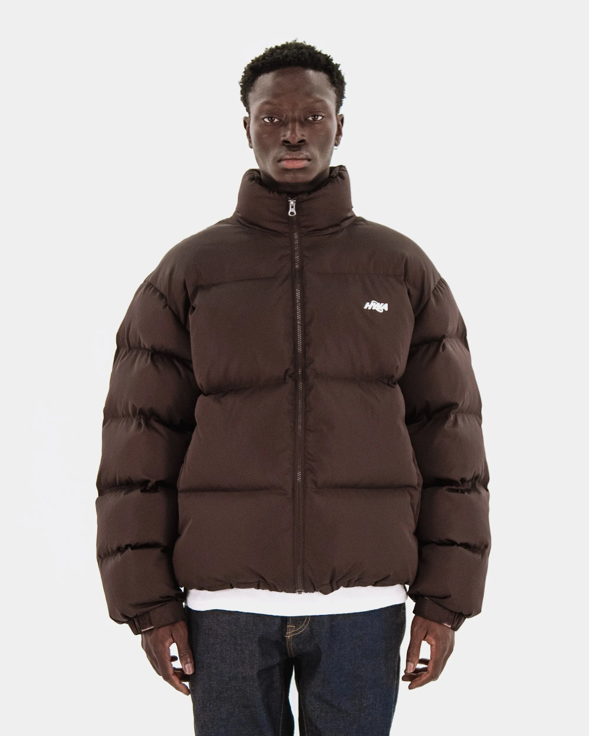 Essential Puffer jacket - Chocolate