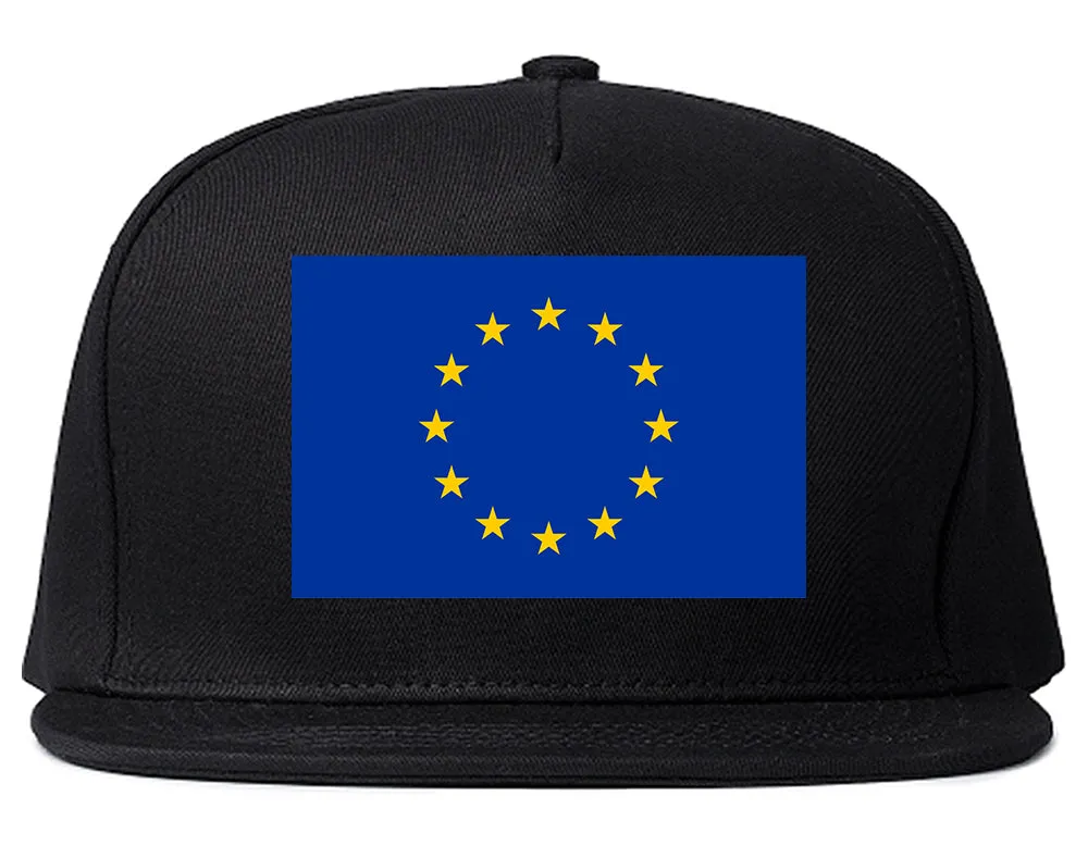 European Union Flag Chest Mens Snapback Hat