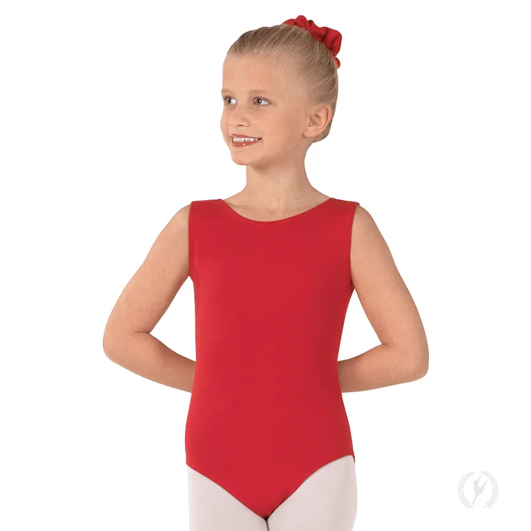 Eurotard 1089 Girls Tank Leotard with Cotton Lycra®