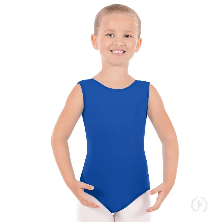 Eurotard 1089 Girls Tank Leotard with Cotton Lycra®