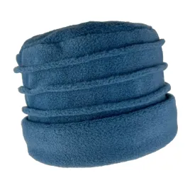 Eva fleece hat - medium dark shade of blue