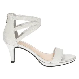 Everly Metallic Heeled Sandals