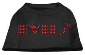 Evil Rhinestone Shirts Black S (10)