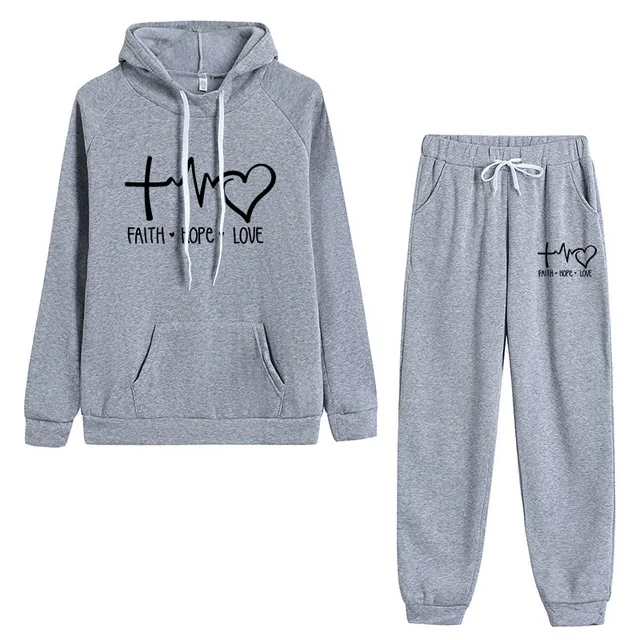 'Faith Hope Love' Christian Tracksuit Set