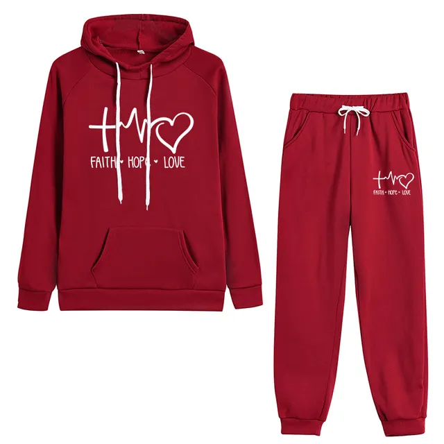 'Faith Hope Love' Christian Tracksuit Set