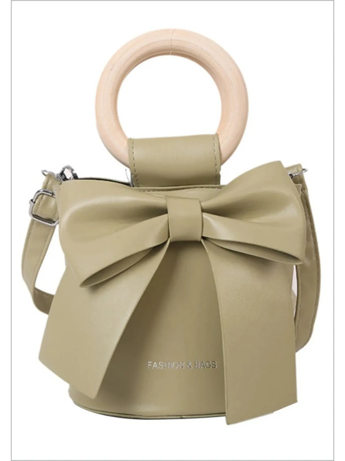 Fashion Star Circle Handle Bucket Bag