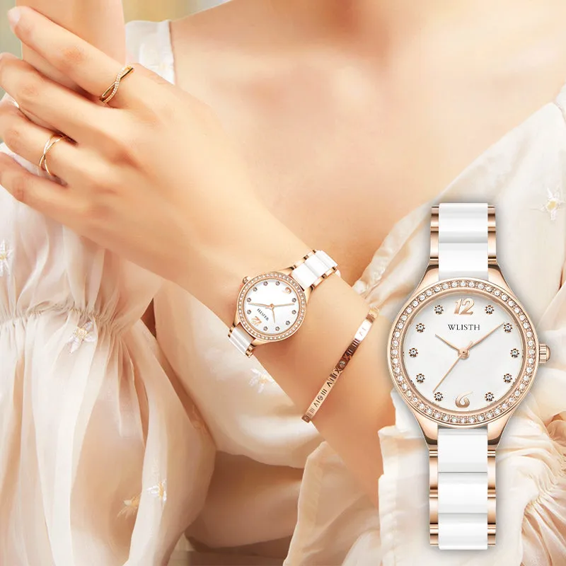 Fashionable diamond-encrusted watch W11S8516