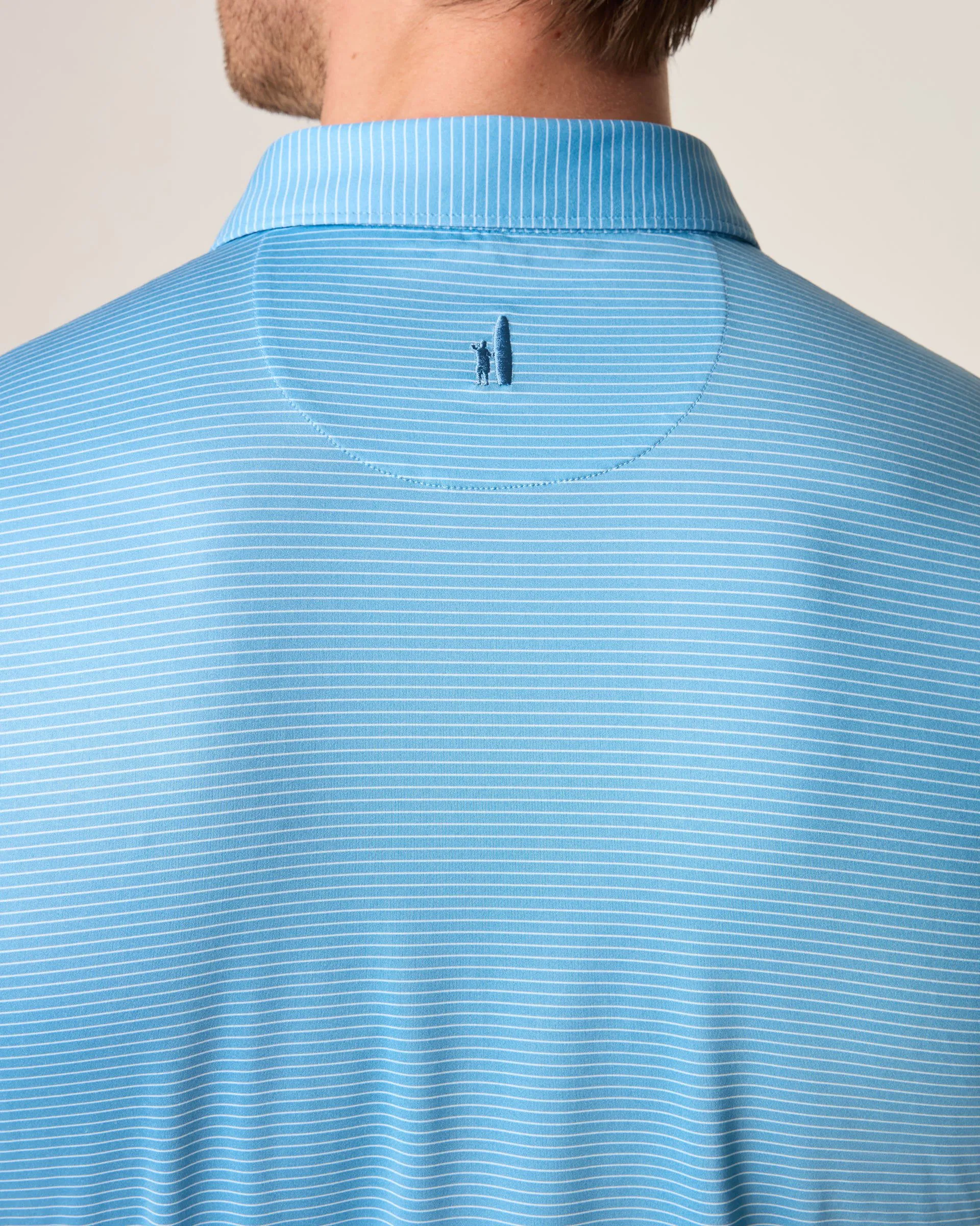 Featherweight Performance Polo - Double Eagle Stripe