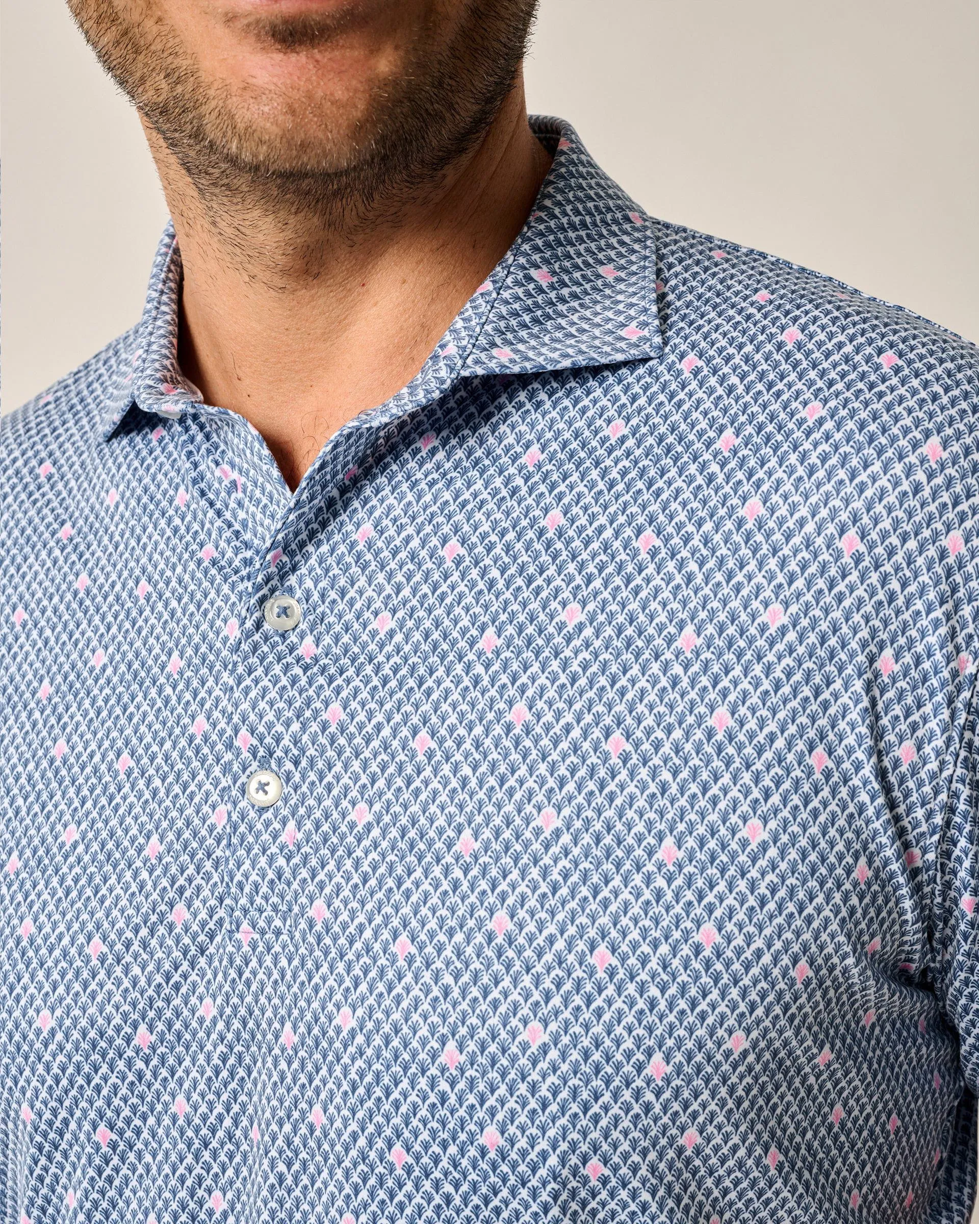 Featherweight Performance Polo - Fernando Print