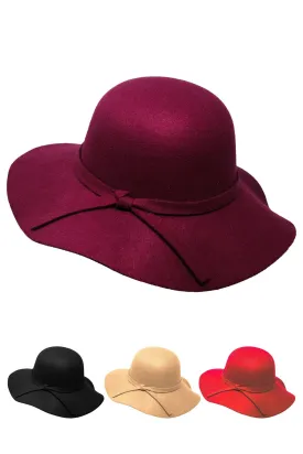 Felt Floppy Wide Brim Hat