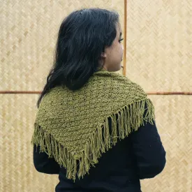 Fern Green Triangle scarf - Free Crochet Pattern