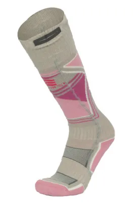 Fieldsheer Premium 2.0 Merino Heated 3.7V Pink Socks Women's