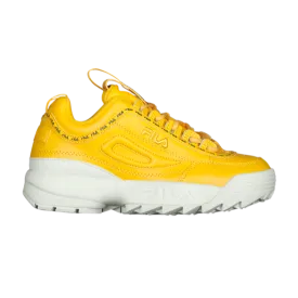 Fila Wmns Disruptor 2 Premium Repeat 'Canary Yellow' Sneakers