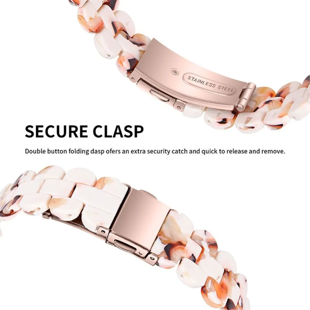 Fitbit Inspire 2 / Inspire HR oval resign watch strap - Nougat Pattern