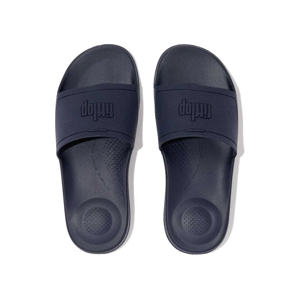 FitFlop Iqushion House Slide Sandals - Midnight Navy