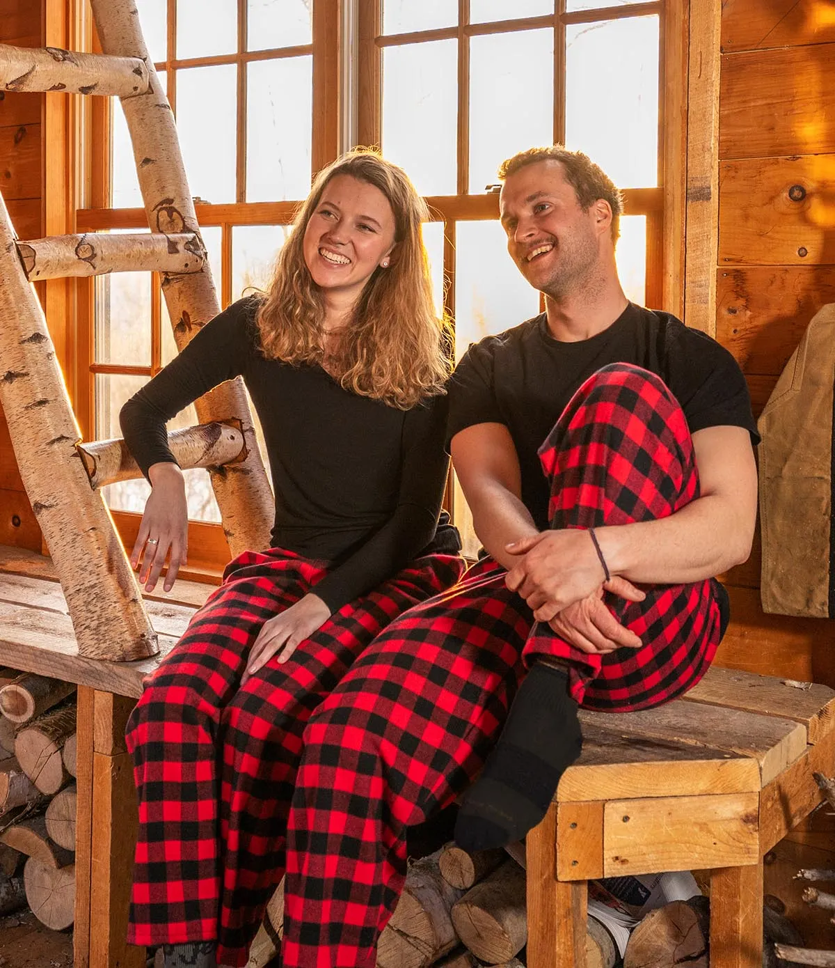 Flannel Lounge Pants - Red Buffalo